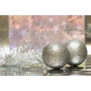 Set 6 Globulete de Craciun Argintii Sidefate - Pret | Preturi Set 6 Globulete de Craciun Argintii Sidefate