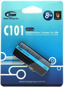 TEAM GROUP C101 USB 2.0 FLASH DRIVE 8GB BLUE RETAIL - Pret | Preturi TEAM GROUP C101 USB 2.0 FLASH DRIVE 8GB BLUE RETAIL