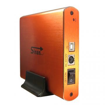 Inter-Tech SinanPower G-3500 Orange, compatibil cu HDD 3.5" SATA, conectivitate USB, constructie din aluminiu, include cablu USB, plug and play - Pret | Preturi Inter-Tech SinanPower G-3500 Orange, compatibil cu HDD 3.5" SATA, conectivitate USB, constructie din aluminiu, include cablu USB, plug and play