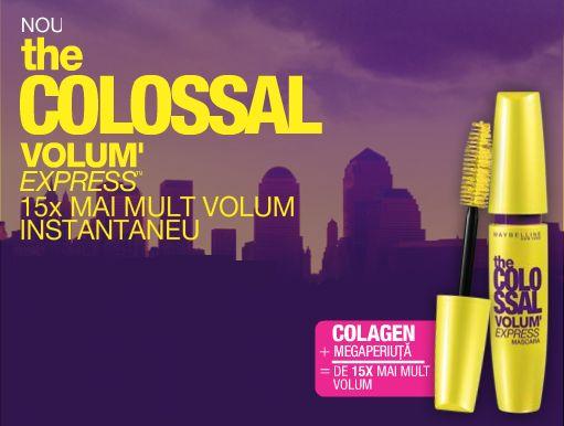 Rimel MAYBELLINE COLOSSAL Maybelline - Pret | Preturi Rimel MAYBELLINE COLOSSAL Maybelline