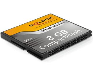 Card de memorie Compact Flash 8GB 300X, Delock - Pret | Preturi Card de memorie Compact Flash 8GB 300X, Delock