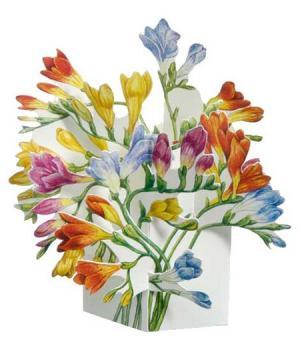 Felicitare 3D Flori - Pret | Preturi Felicitare 3D Flori