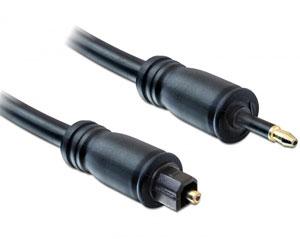 Cablu optic Toslink standard la mini 3.5mm T-T 1M, Delock 82891 - Pret | Preturi Cablu optic Toslink standard la mini 3.5mm T-T 1M, Delock 82891