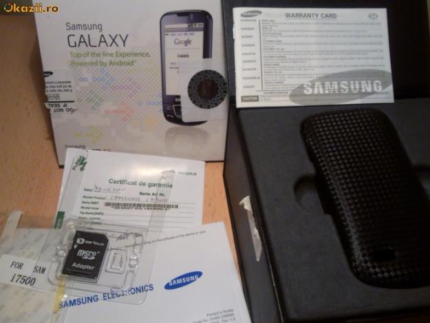 SAMSUNG GALAXY I 7500, ca nou, garantie - Pret | Preturi SAMSUNG GALAXY I 7500, ca nou, garantie