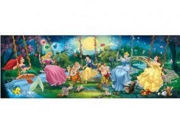 Puzzle Clementoni 1000 Panorama Printese Disney in leagan - Pret | Preturi Puzzle Clementoni 1000 Panorama Printese Disney in leagan