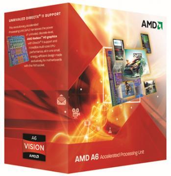 AMD A6 X4 3670 2.7Ghz Unlocked A-Series QC FM1 4MB 100W Box GPU integrat 6550 Dx11 HD - Pret | Preturi AMD A6 X4 3670 2.7Ghz Unlocked A-Series QC FM1 4MB 100W Box GPU integrat 6550 Dx11 HD