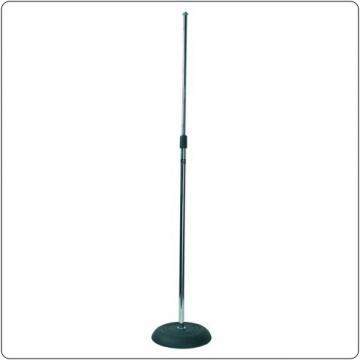 Microphone floor stand w/heavy solid round black base - Pret | Preturi Microphone floor stand w/heavy solid round black base