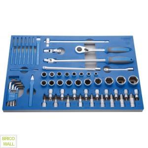 Set scule 60 piese cu elemente de 1/2" in modul SOS 964/22 SOS - Pret | Preturi Set scule 60 piese cu elemente de 1/2" in modul SOS 964/22 SOS