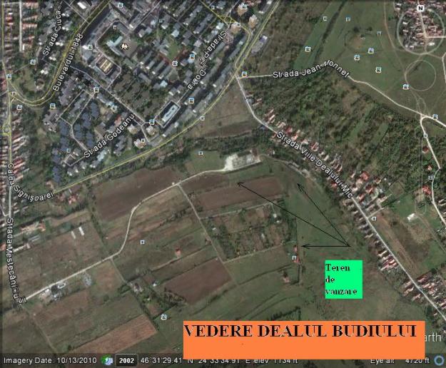 Vand teren in Dealul Budiului - zona Dambu Pietros - Pret | Preturi Vand teren in Dealul Budiului - zona Dambu Pietros