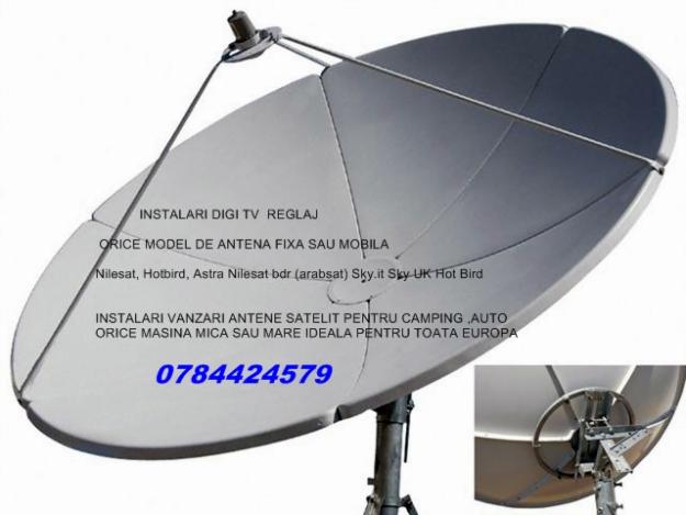 Instalari, Antene Satelit,Turk sat 0784424579 ,Nilesat, Hotbird, Astra , Digi tv, Boom tv - Pret | Preturi Instalari, Antene Satelit,Turk sat 0784424579 ,Nilesat, Hotbird, Astra , Digi tv, Boom tv