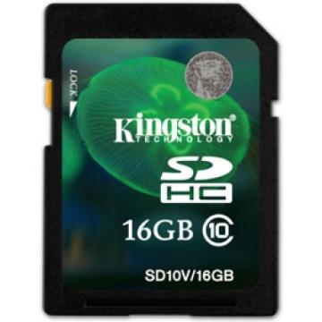 SECURE DIGITAL CARD SDHC 16G (class10) KINGSTON "SD10V/16GB" - Pret | Preturi SECURE DIGITAL CARD SDHC 16G (class10) KINGSTON "SD10V/16GB"