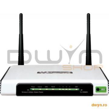 Router Wireless 4 Porturi ADSL2+ 300Mbps, Broadcom chipset, 2.4GHz, 802.11n/g/b, ADSL/ADSL2/ADSL2+, - Pret | Preturi Router Wireless 4 Porturi ADSL2+ 300Mbps, Broadcom chipset, 2.4GHz, 802.11n/g/b, ADSL/ADSL2/ADSL2+,