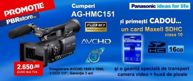 vand camera video Panasonic HMC151 oferta - Pret | Preturi vand camera video Panasonic HMC151 oferta