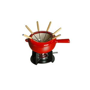 Set fondue 10 piese/1,75L rosu - Pret | Preturi Set fondue 10 piese/1,75L rosu