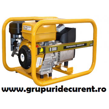 Generator de curent monofazat 5 kVA Benza B 5000 pe benzina - Pret | Preturi Generator de curent monofazat 5 kVA Benza B 5000 pe benzina