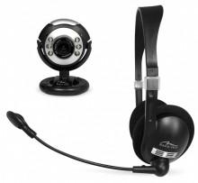 Webcam + casti + microfon MEDIA TECH, COMMUNICATION DUO, MT4024 - Pret | Preturi Webcam + casti + microfon MEDIA TECH, COMMUNICATION DUO, MT4024