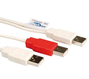Cablu USB 2.0 Y alimentare A - A Roline - Pret | Preturi Cablu USB 2.0 Y alimentare A - A Roline