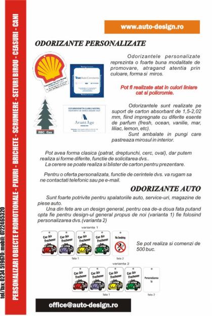 colaborare distributie odorizante auto - Pret | Preturi colaborare distributie odorizante auto