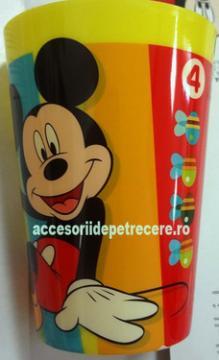 Pahar din plastic 24cl MICKEY MOUSE - Pret | Preturi Pahar din plastic 24cl MICKEY MOUSE