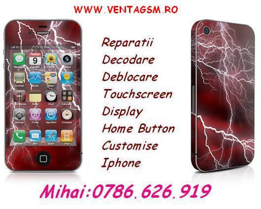 Repar inlocuiesc geam spart iphone 4,service reparatii iphone 4 0786626919 - Pret | Preturi Repar inlocuiesc geam spart iphone 4,service reparatii iphone 4 0786626919