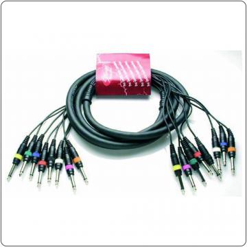 Stagg ML-05/8PM8PM PH - Cablu standard multicore - 8 x 1/4" mono jack-plug/ 8 x 1/4" - Pret | Preturi Stagg ML-05/8PM8PM PH - Cablu standard multicore - 8 x 1/4" mono jack-plug/ 8 x 1/4"