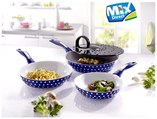 Set: Tigăi ceramice pt sisteme de inducţie BRAT-MAXX (3 buc.) inclusiv capac antistropire! - Pret | Preturi Set: Tigăi ceramice pt sisteme de inducţie BRAT-MAXX (3 buc.) inclusiv capac antistropire!