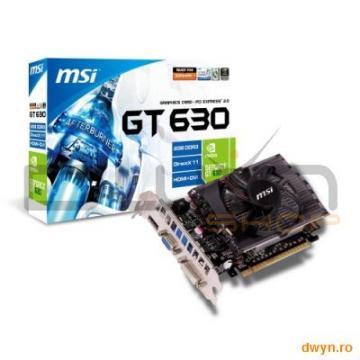 MSI NVIDIA N630GT-MD2GD3, NV630GT, DDR3 2048MB, 128bit, VGA, DVI, HDMI, FAN - Pret | Preturi MSI NVIDIA N630GT-MD2GD3, NV630GT, DDR3 2048MB, 128bit, VGA, DVI, HDMI, FAN