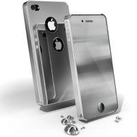 Accesoriu Cellularline Husa Gri Chrome pentru iPhone 4 - Pret | Preturi Accesoriu Cellularline Husa Gri Chrome pentru iPhone 4