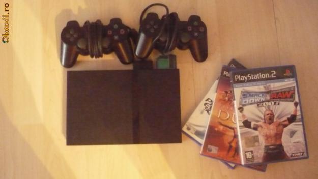 Sony playstation 2 de vanzare / modat + 3 jocuri incluse - Pret | Preturi Sony playstation 2 de vanzare / modat + 3 jocuri incluse