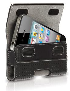 GRIFFIN Elan Holster Metal for iPhone 4G - Perforated Black Leather GB01708 - Pret | Preturi GRIFFIN Elan Holster Metal for iPhone 4G - Perforated Black Leather GB01708