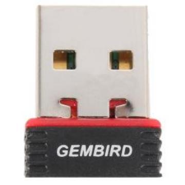 Placa de retea mini wireless N 150Mbps - USB GEMBIRD "NICW-U6" - Pret | Preturi Placa de retea mini wireless N 150Mbps - USB GEMBIRD "NICW-U6"