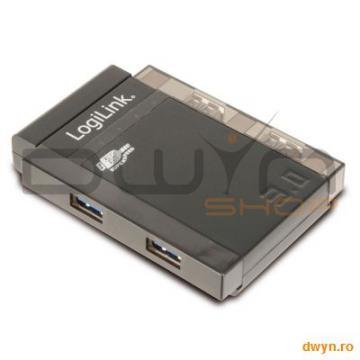 HUB USB 3.0 extern, 4*USB, incl. alimentare, Logilink "UA0112" - Pret | Preturi HUB USB 3.0 extern, 4*USB, incl. alimentare, Logilink "UA0112"