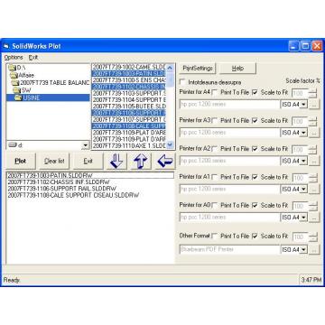 Software tiparire Batch Plot & Transfers SolidWorks - Pret | Preturi Software tiparire Batch Plot & Transfers SolidWorks