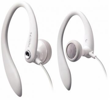 Casti Philips SHS3201 white, suport flexibil 3D pentru ureche, Bass pipe - Pret | Preturi Casti Philips SHS3201 white, suport flexibil 3D pentru ureche, Bass pipe