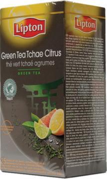 Ceai Lipton verde cu citrice, 25 plicuri/cutie - Pret | Preturi Ceai Lipton verde cu citrice, 25 plicuri/cutie