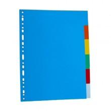 Separatoare carton color, A4, EXITON - 10 buc/set - Pret | Preturi Separatoare carton color, A4, EXITON - 10 buc/set