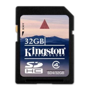 Card Secure Digital 32GB SDHC Class 4 Kingston - Pret | Preturi Card Secure Digital 32GB SDHC Class 4 Kingston