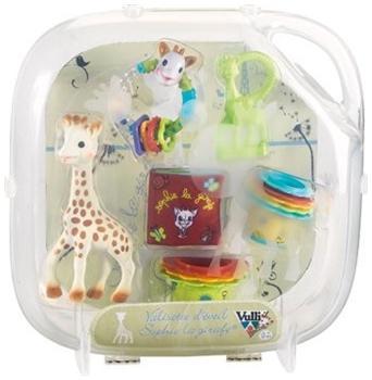 Set valiza cu jucarii de activitati Girafa Sophie - Pret | Preturi Set valiza cu jucarii de activitati Girafa Sophie