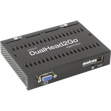 Convertor MATROX Modul extensie grafica Matrox DualHead2Go Analog - Pret | Preturi Convertor MATROX Modul extensie grafica Matrox DualHead2Go Analog