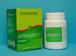 Antidiareice V *40 comprimate - Pret | Preturi Antidiareice V *40 comprimate