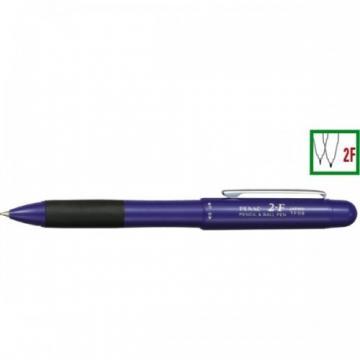 Pix / creion mecanic 0.5mm, cu rubber grip, PENAC 2-F - corp albastru - Pret | Preturi Pix / creion mecanic 0.5mm, cu rubber grip, PENAC 2-F - corp albastru