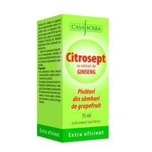 Citrosept cu Ginseng 15ml - Pret | Preturi Citrosept cu Ginseng 15ml