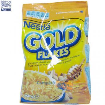 Cereale Nestle Gold Flakes 250 gr - Pret | Preturi Cereale Nestle Gold Flakes 250 gr