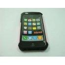 Husa Silicon iPhone 4 iPhone 4s Roz Cu Negru - Pret | Preturi Husa Silicon iPhone 4 iPhone 4s Roz Cu Negru