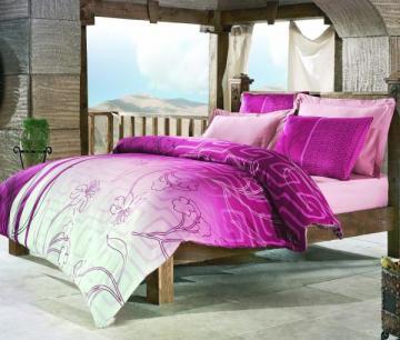 Lenjerie de pat satin Issimo Afrodit fucsia 2 persoane - Pret | Preturi Lenjerie de pat satin Issimo Afrodit fucsia 2 persoane