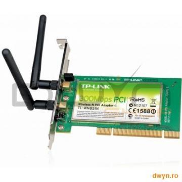 Placa Retea Wireless PCI 300Mbps, 802.11n Draft 2.0, Atheros, 2T2R MIMO, 2.4GHz, 2 antene detasabile - Pret | Preturi Placa Retea Wireless PCI 300Mbps, 802.11n Draft 2.0, Atheros, 2T2R MIMO, 2.4GHz, 2 antene detasabile