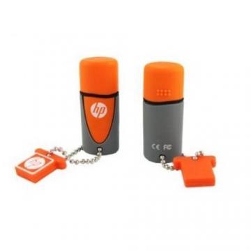 usb flash drive 16GB HP V245O, read: 18 MB/s, write: 8MB/s, rubber, orange - Pret | Preturi usb flash drive 16GB HP V245O, read: 18 MB/s, write: 8MB/s, rubber, orange