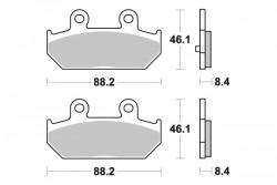 182MS - placute de frana SBS - spate - Pret | Preturi 182MS - placute de frana SBS - spate