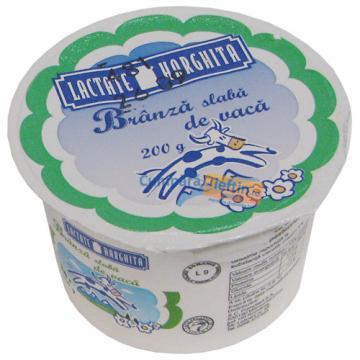 Branza slaba de vaca Lactate Harghita 200 gr - Pret | Preturi Branza slaba de vaca Lactate Harghita 200 gr