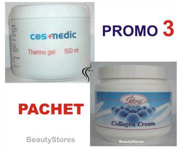 Gel THERMO Anticelulitic Cosmedic si Crema COLAGEN (Pachet) - Pret | Preturi Gel THERMO Anticelulitic Cosmedic si Crema COLAGEN (Pachet)